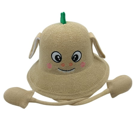 

Relanfenk Baby Hats Summer Boy Girl Sun With Moving Ears For Children Beach Bucket Caps Hat