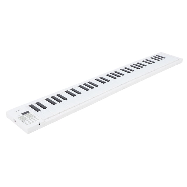 Teclado De Piano Portátil, Piano Plegable De 61 Teclas, Sonido Nítido, Resistente Al Desgaste Con Múltiples Timbres, Canciones De Demostración Para Practicar