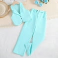 thumbnail image 2 of Chbgutlmr Baby Girls Clothes Kids Sleeveless Button Vests Tops Straight Leg Pants Sets Loose Casual Outfits, 2 of 3