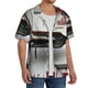 thumbnail image 2 of Fotbe Rustic Door Handle Closeup Camisa Estampada de Manga Corta para Hombre, Casual de Verano, Estilo Playero, Sin Arrugas-Medium, 2 of 5