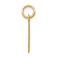thumbnail image 2 of 14K Yellow Gold Polished Finish Small Size Elongated Shape Number 29 Charm Pendant, 2 of 4