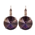 thumbnail image 4 of Leverback Earring Purple Lilac Shadow 14mm Rivoli made from Swarovski Crystallized Elements Nickel Free&nbsp;, 4 of 4