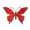 D, variant on Glitter Christmas Butterfly Ornament with Large Sized Pendant - 6.69 Inch Festive Wall Hanging Decor with Sparkling Diamonds, Magical Holiday Home Decoration for Christmas Tree, Mantel, Party Decor