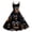 Black, variant on FcBaudy Camis Sleeveless V-Neck Dress,Summer Dresses for Women,Womens Dresses Women Retro Print Sleeveless Camis Evening Party Prom Vintage Dress Women Dress