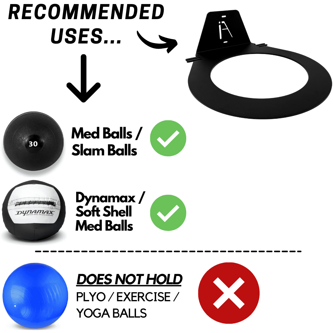 Iron American Medicine Ball Gym Storage Rack