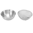 thumbnail image 3 of Fast Drain Colander for Healthy Cooking - Premium Food Grade Mesh Salad Bowl, Perfect for Kitchen Use 24CM Stainless Steel Strainer, 3 of 8