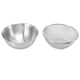 thumbnail image 3 of Colador de acero inoxidable, colador de drenaje rápido, 24CM de diámetro, Material seguro de calidad alimentaria, ensaladera para el hogar, tazón de cocina + pantalla de malla, 3 of 10