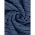 thumbnail image 6 of DARING DIVA Women's Ribbed Knit Lounge Set Pajama Sets Matching Outfits M Navy Blue, 6 of 7