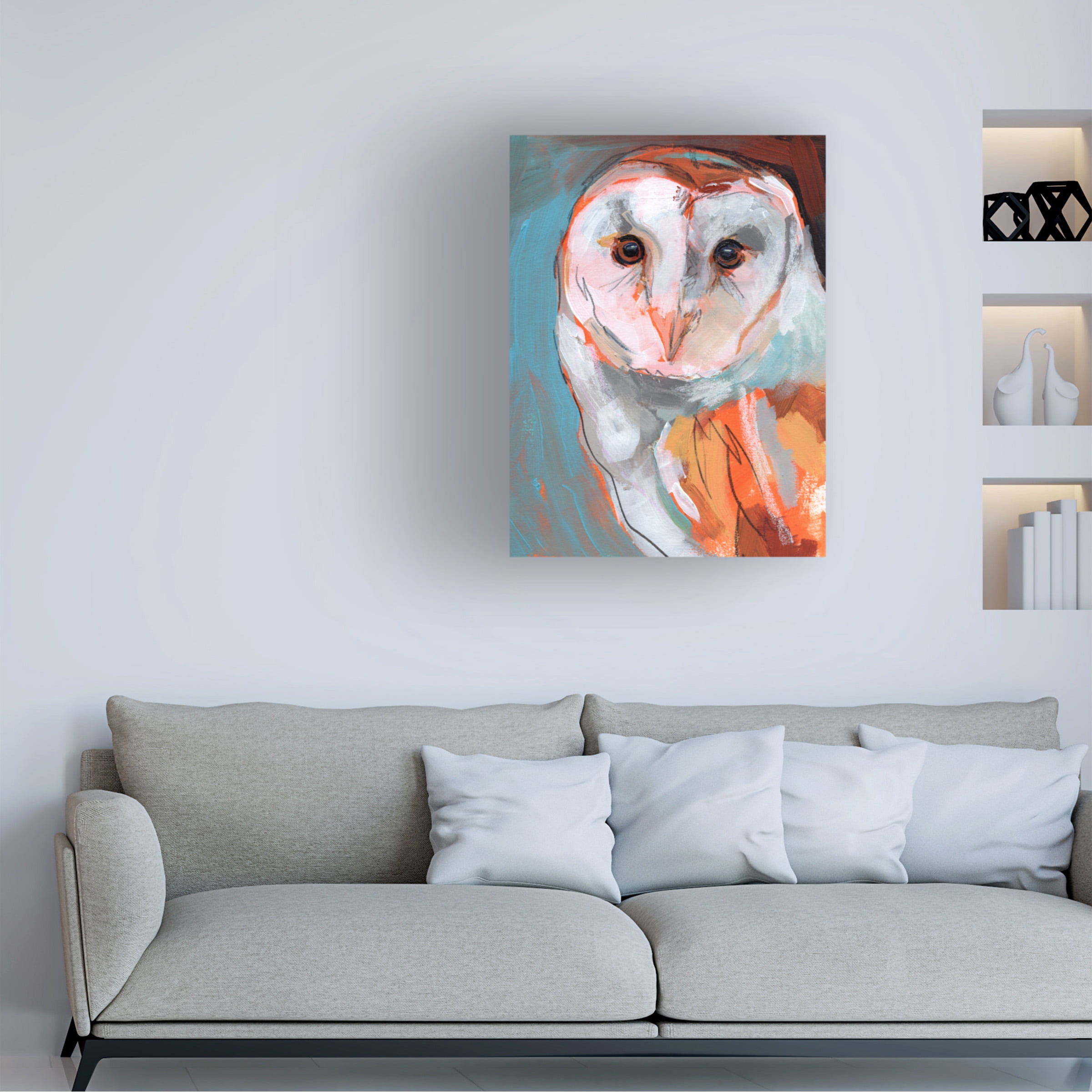 Jennifer Paxton Parker 'Optic Owl II' Canvas Art