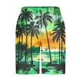 thumbnail image 5 of ZRGHAOYLQ Big & Tall Hawaiian Printed Tropical Shorts Men Quick Dry Drawstring Elastic Waist Beach Shorts Summer Swim Trunks Plus Size Board Shorts Swimwear with Pockets, 5 of 5