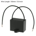 Uxcell 24uF 250V AC 2 Wires CBB61 Ceiling Fan Capacitors 2 Pack