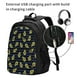 thumbnail image 2 of Balery Avocado Mochila con carga USB para hombre y mujer - Mochila impermeable y antirrobo para laptop con puerto USB para viajes, trabajo, 2 of 7