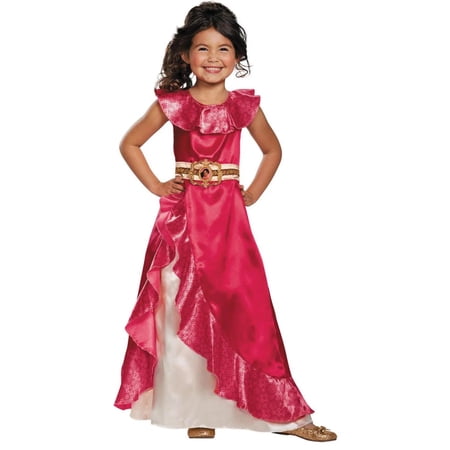 Disguise Girls' Elena of Avalor Adventure Dress Costume - Size 4-6