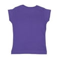 thumbnail image 2 of Toddler Girls' Fine Jersey T-Shirt PURPLE 4T, 2 of 2