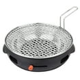thumbnail image 3 of Lubelski Grille Ronde en Acier Inoxydable pour Barbecue, Filet de Rôtissage, Moule à Pâtisserie Antiadhésif avec Poignée, 3 of 9
