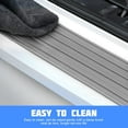 thumbnail image 4 of Rear Bumper Guard Protector for Car, Universal Black Rubber Scratch-Resistant Non-Slip Trunk Door Protector (Grey/104x9CM), 4 of 5