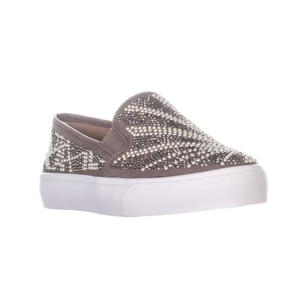 bedazzled slip on shoes