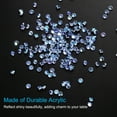 thumbnail image 3 of Uxcell 14000Pcs Acrylic Wedding Table Diamonds 3mm Crystals Gems for Decorations, Mist Blue, 3 of 6