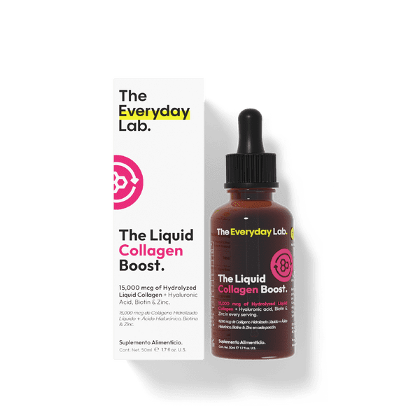 The Liquid Collagen Boost The Everyday Lab con colágeno hidrolizado con biotina y ácido hialurónico