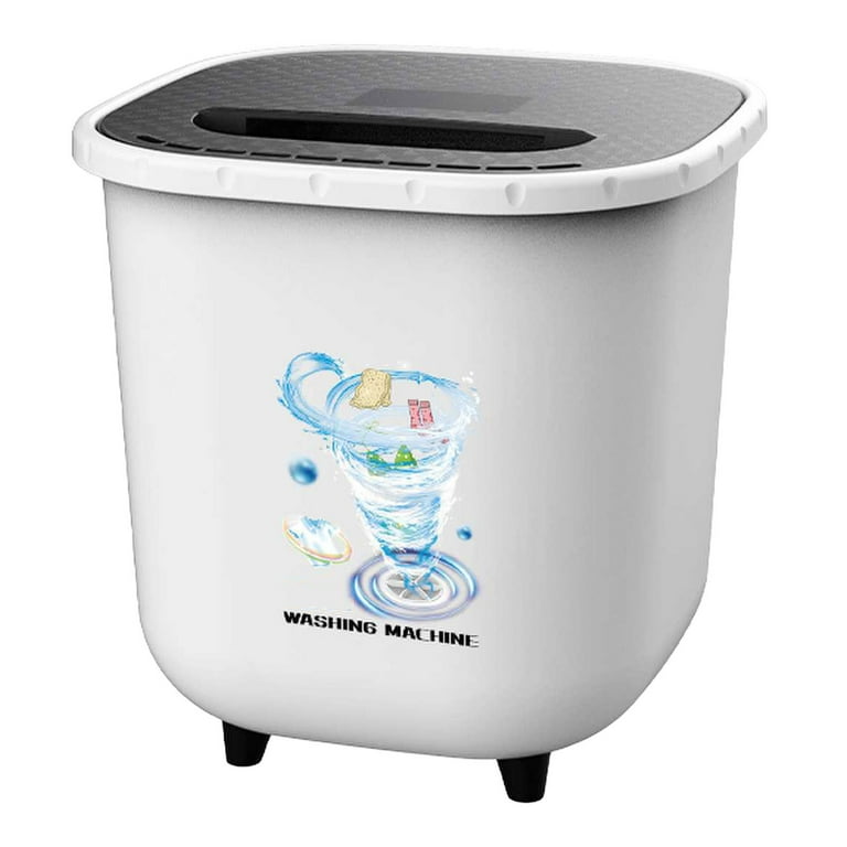 Portable Small Washing Machine Portable Washing Machine Underwear with  Drain Bucket Socks Clothes Washer Camping Folding Washing Machine Home