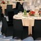 thumbnail image 4 of Fundamentos de Silla de Banquete, Licra Elástica, Adaptabilidad a Silla, Fácil de Usar, Ideal Bodas, Fiestas y Banquetes. Juegos de 1, 2, 3, 4, 5, 10, 15 y 20 Piezas, Blanco Blanqueado., 4 of 7