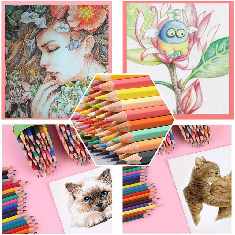 MAGICLULU 4 Boxes Color Pencils for Kids Professional Colored Pencils Kid  Pencils Suit for Kids Christmas Gifts Kids Suits Kids Pencils Drawing