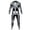2-Black, variant on JAJAHO Kids 3D Skeleton Jumpsuit Boys Girls Halloween Jumpsuit Zipper Front Dress Up Onesies 7-14Y