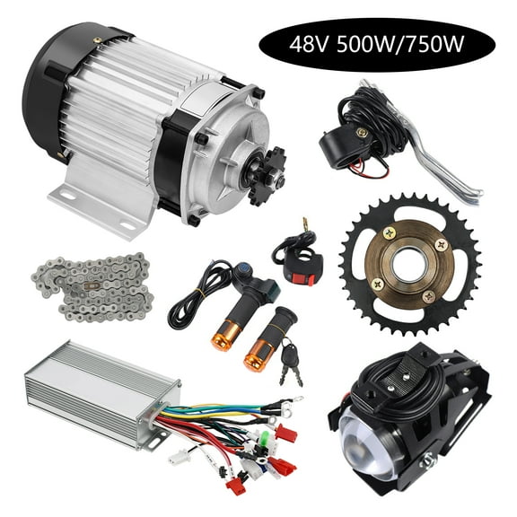 Toolven 750W Electric Scooter Motor – High Efficiency, 15.36N.m Torque, LED Display, Safe & Reliable