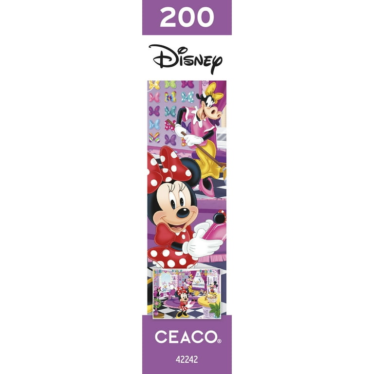 Ceaco Disney Minnie's Bowtique 200 Piece Colorful Kids Jigsaw