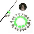 thumbnail image 2 of 5 uds., campanas de pesca de plástico, Clips, alarma de caña de pescar con campana de alerta Dual JAMW Sencillez, 2 of 5