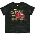 thumbnail image 3 of Inktastic My Grandpa is a Firefighter with Fire Truck Boys or Girls Toddler T-Shirt, 3 of 5
