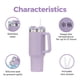 thumbnail image 3 of Termo para Cafe y Agua de Acero Inoxidable GAON Doble Pared 1 L Morado, 3 of 5