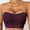 c01Red, variant on Strapless Push Up Bras for Women Wireless Bandeau Bra Non-Slip Solid Color Tube Top Padded Convertible Bralette Red S