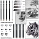 thumbnail image 3 of Set de 22 lápices de carboncillo Aenir Professional para dibujo, 3 of 8