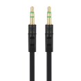 thumbnail image 3 of Insten 3.3FT 3.5mm Stereo Extension M/M Cable, Black Compatible with Apple iPhone 7 / 7 Plus/Samsung Galaxy S10/S7/S8/S9/S9+ Plus, 3 of 6