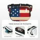 thumbnail image 5 of Balery American Flag Map Mochila Cinturón para Mujeres y Hombres, Bolsa de Cintura Impermeable de Doble Capa con Correa, 5 of 9