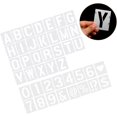 thumbnail image 2 of FYBTOF 42pcs Spray Painted Letter Stencils Wall Stencils Large Pattern Letter Stencils Alphabet Household Spray Stencils Stencil Letters Craft Plastic Alphabet Board Stencils for Crafts-5100, 2 of 5