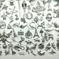 thumbnail image 6 of U8MO Wholesale Antique Silver Charms Pendants Carfts Jewelry Finding DIY 101 Styles-88# 6pcs lizard, 6 of 9