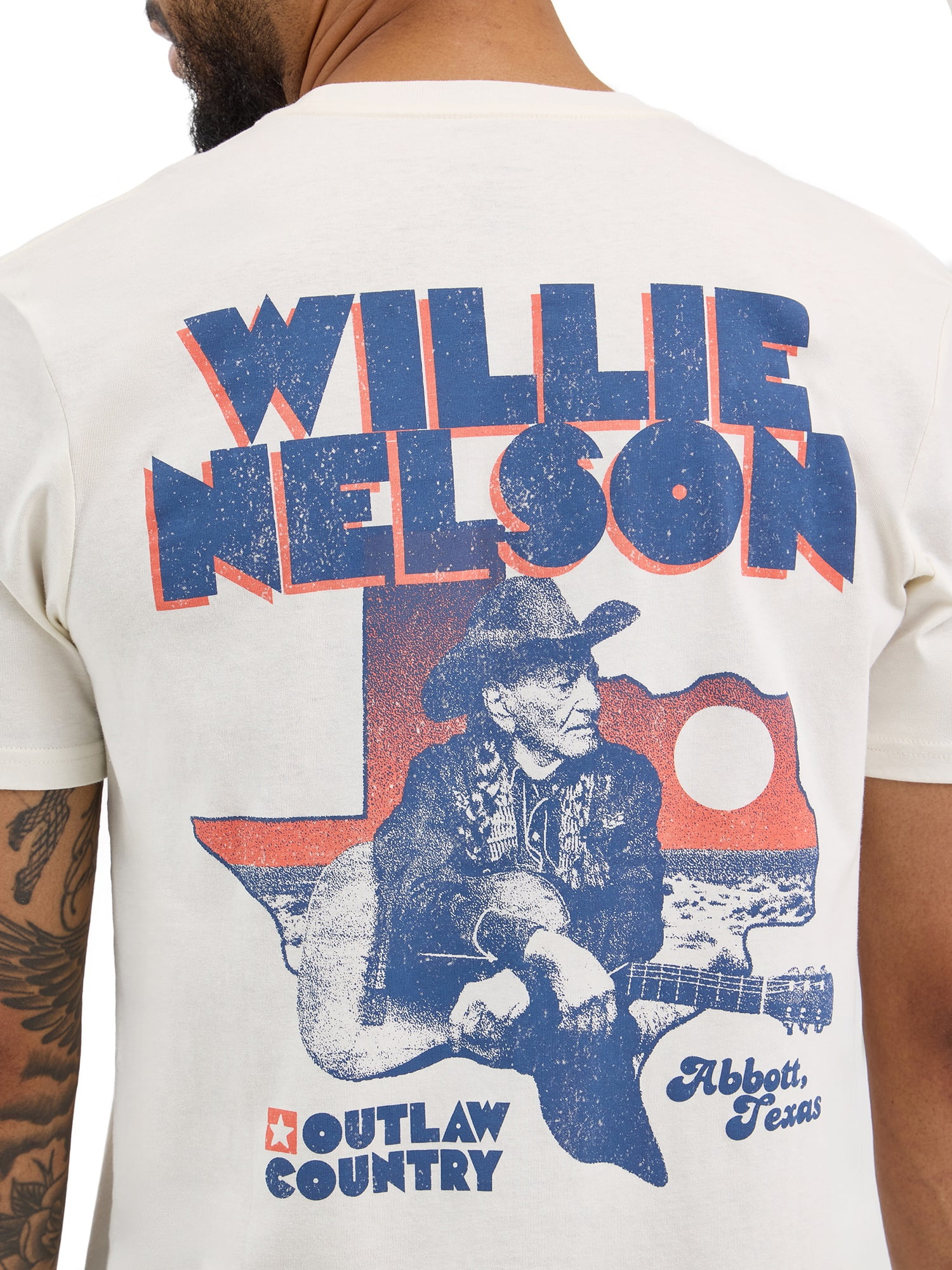 Wrangler® Men's Short Sleeve Willie Nelson Graphic Tee, S-3XL