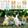 thumbnail image 2 of [Nuevo Producto] Dos Pequeños Animales Bosque Familia Grupo De DIY Muebles Conejo animal Muñeca villa Conjunto Casa De Muñecas Vino Cumpleaños, 2 of 4