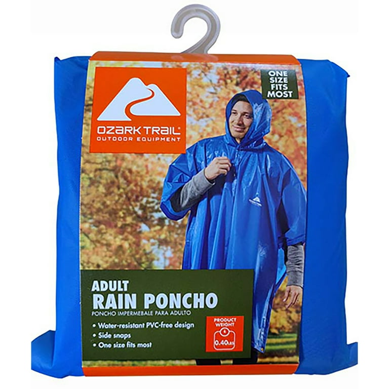 Ozark Trail 3/4 Sleeve Raincoat Single-Breasted Long Poncho (Men's or  Women's), 1 Pack, for Adult - Walmart.com