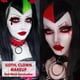 thumbnail image 4 of Paleta de sombras de ojos Afflano Black Red Goth Maquillaje de Halloween, 4 of 9