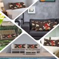 thumbnail image 6 of Japanese Style Body Pillow Covers 20"x54", Modern Cranes Cherry Flower Wave Brown Soft Brushed Microfiber Breathable Throw Pillow Covers, Decorative Pillowcase with Zipper for Couch Sofa Bedroom, 6 of 9