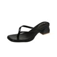 thumbnail image 1 of Step on Shit Feeling, zapatillas de mujer de fondo grueso, ropa de verano, versión coreana, chanclas de estilo Hada de marea, zapatillas de playa informales 35 Gao Jinjia LED, 1 of 2