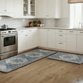 thumbnail image 3 of KUETH Kitchen Mats for Floor, Kitchen Rug with Anti Fatigue, Non Slip Washable Kitchen Rug, Set of 2 Kitchen Mat 17"x59"+17"x30", Runner Rug with Waterproof for Bathroon and Bedroom, 3 of 8