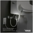 thumbnail image 2 of Kohler K-4108-96 C3-230 Elongated Bidet Toilet Seat - Biscuit, 2 of 7