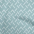 thumbnail image 1 of oneOone Cotton Poplin Twill Teal Blue Fabric Geometric Fabric For Sewing Printed Craft Fabric By The Yard 56 Inch Wide, 1 of 4