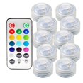 thumbnail image 1 of 13 Colors RGB Led Submersible Underwater IP68 Light With Remote Control Lamp For Bathroom Swimming Pool Fountain Decor ,Easy to Install, 1 of 7