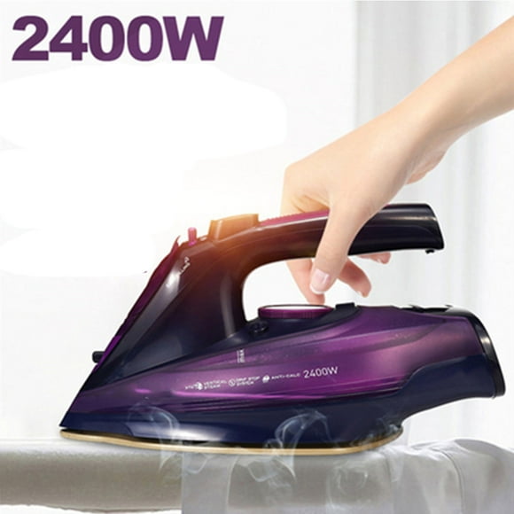 matoen Cordless Or Corded 2400-Watt Anti-Drip Ceramic Hybri-d Clothes Iron With Vertical Steam And Auto-Off Function