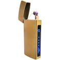 thumbnail image 1 of USB Plasma Lighter Flameless Electric Double ARC Dual Pulse Torch Rechargeable Lithium Power Battery (Infinity - Spanish Gold), 1 of 6